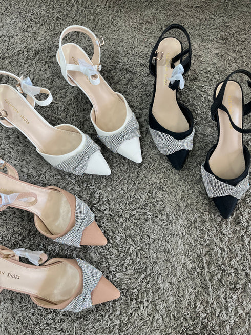Luxury Style Rhinestone Pointed Toe Stiletto